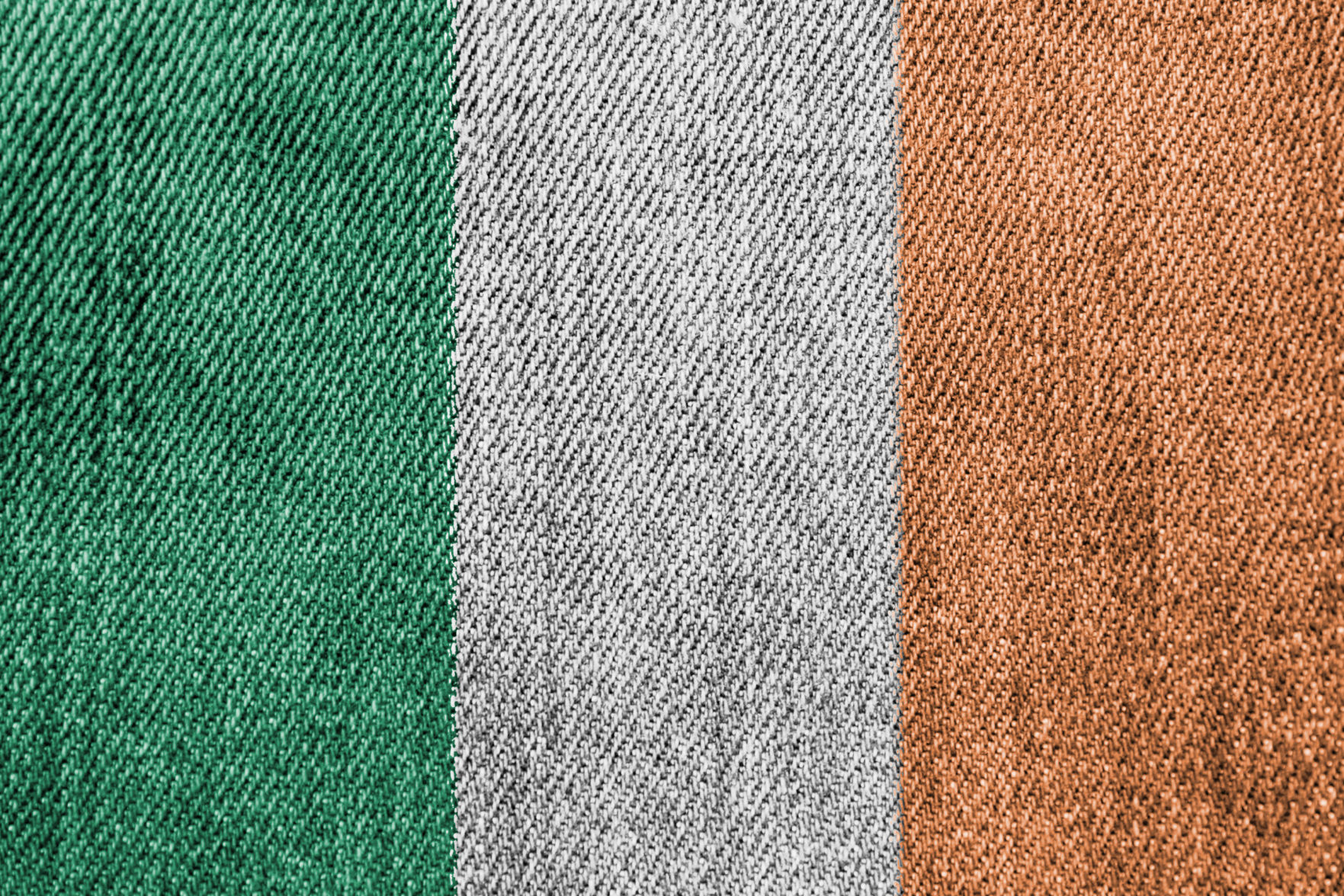 Irish flag textile